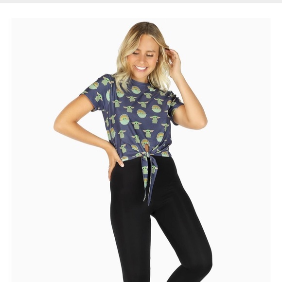 BlackMilk THE CHILD TIE FRONT TEE - Grogu - Picture 5 of 11